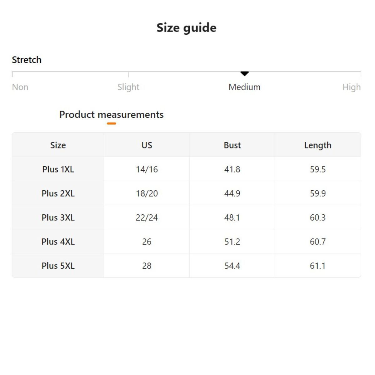 Ombre 4XL Cami Dress