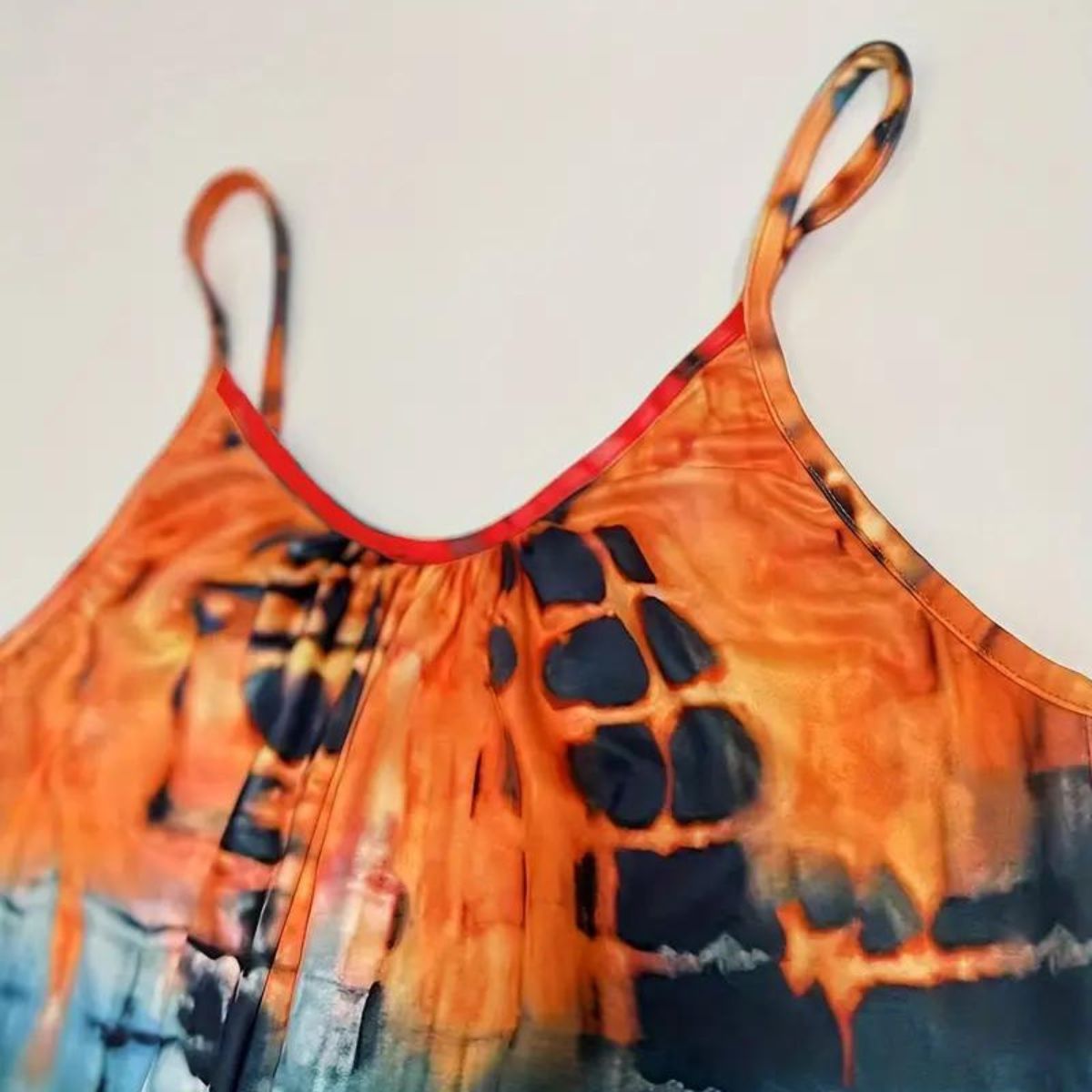 Rainbow XXL Cami Shorts Jumpsuit