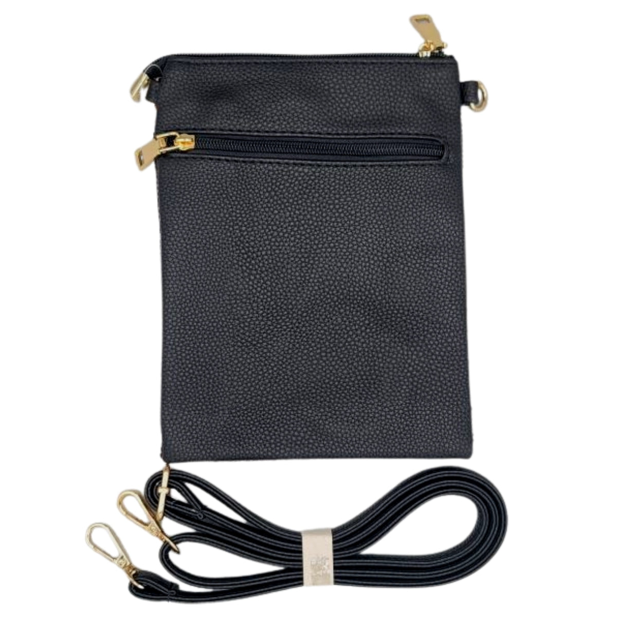 Black Sequin Face Crossbody