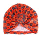 Orange MK Twist Knot Turban
