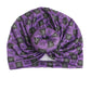 Purple MK Donut Knot Turban