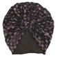 Black Velvet Designer Twist Turban