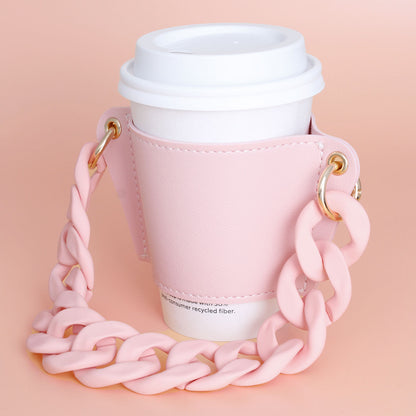 Luxury Pink Sleeve Cup Holder