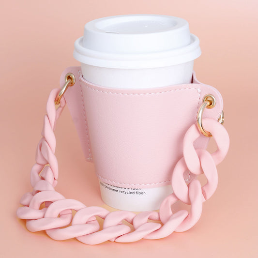 Luxury Pink Sleeve Cup Holder