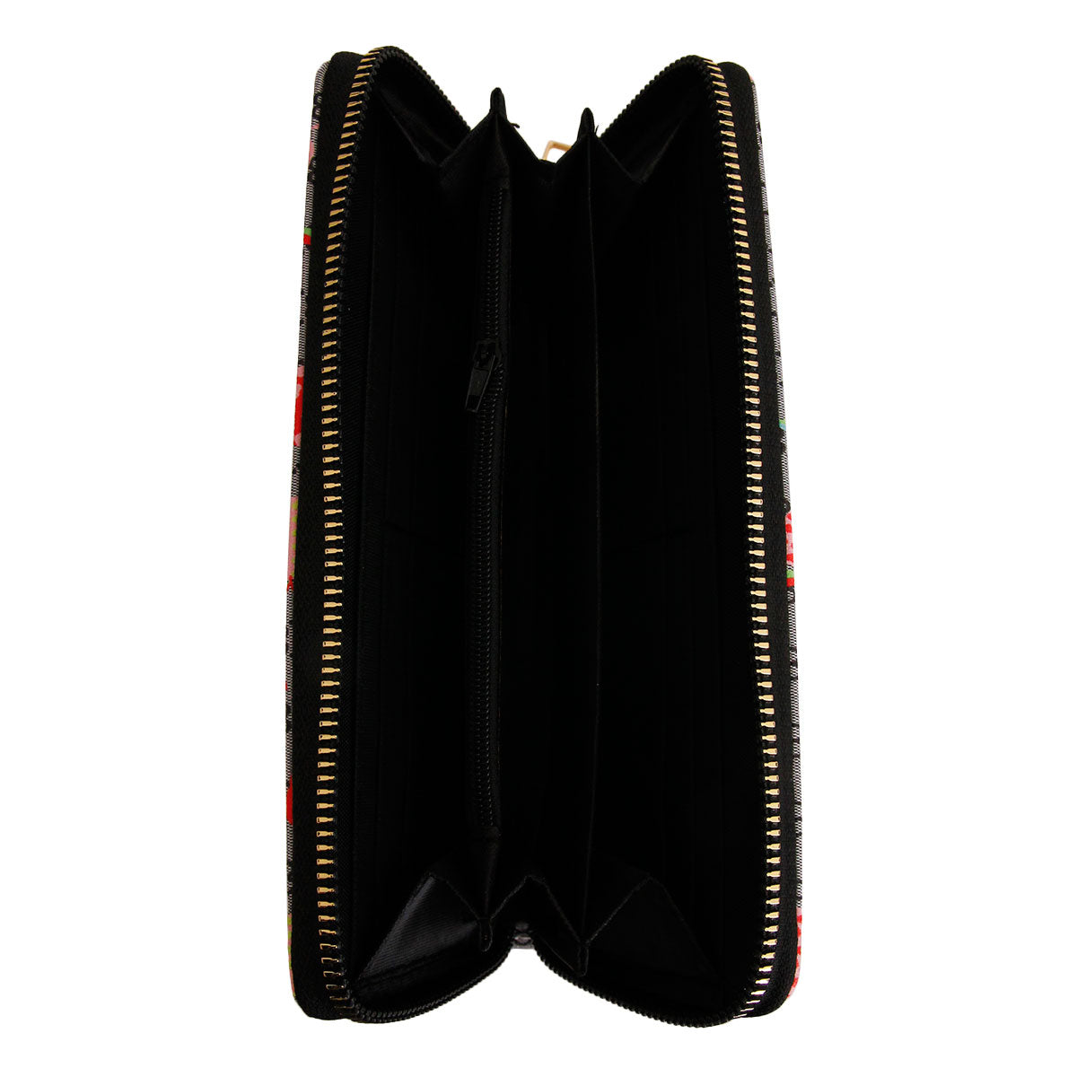 Gray Apple Designer Woven Wallet