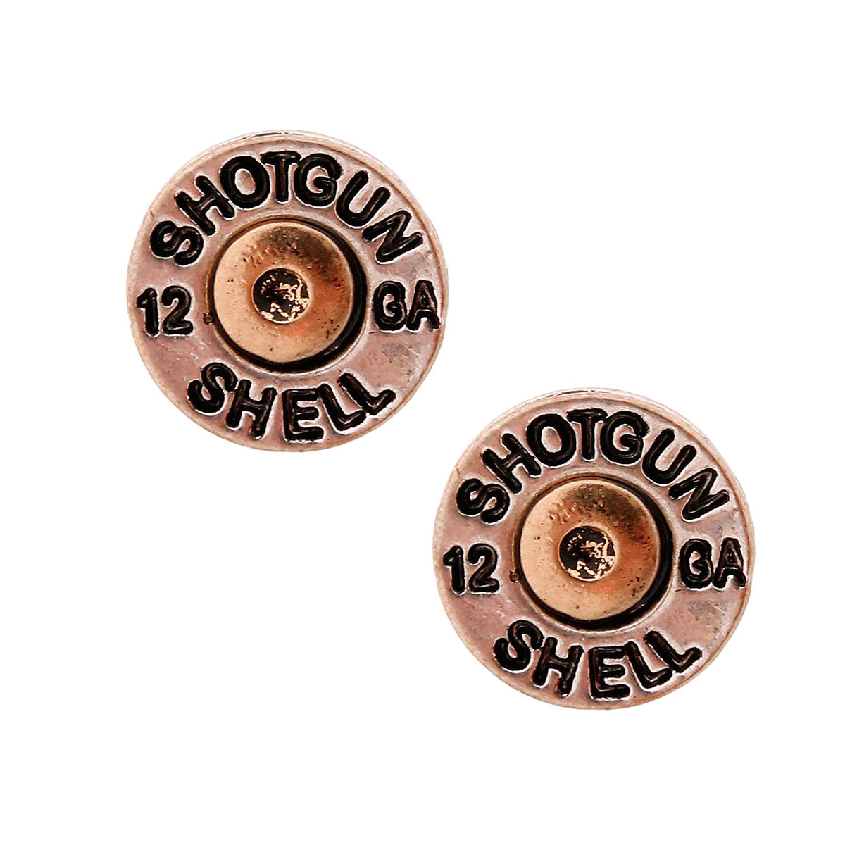 Silver Shotgun Shell Studs