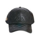 Black Quilted Designer Logo Cap