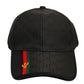 Designer Print Black Baseball Cap