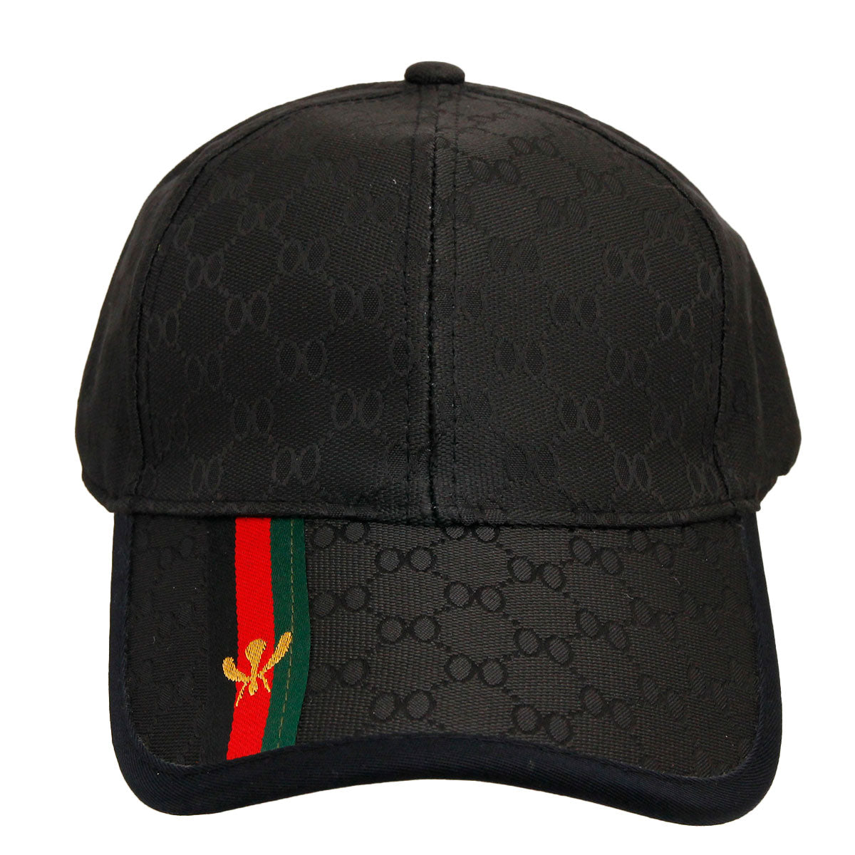 Designer Print Black Baseball Cap