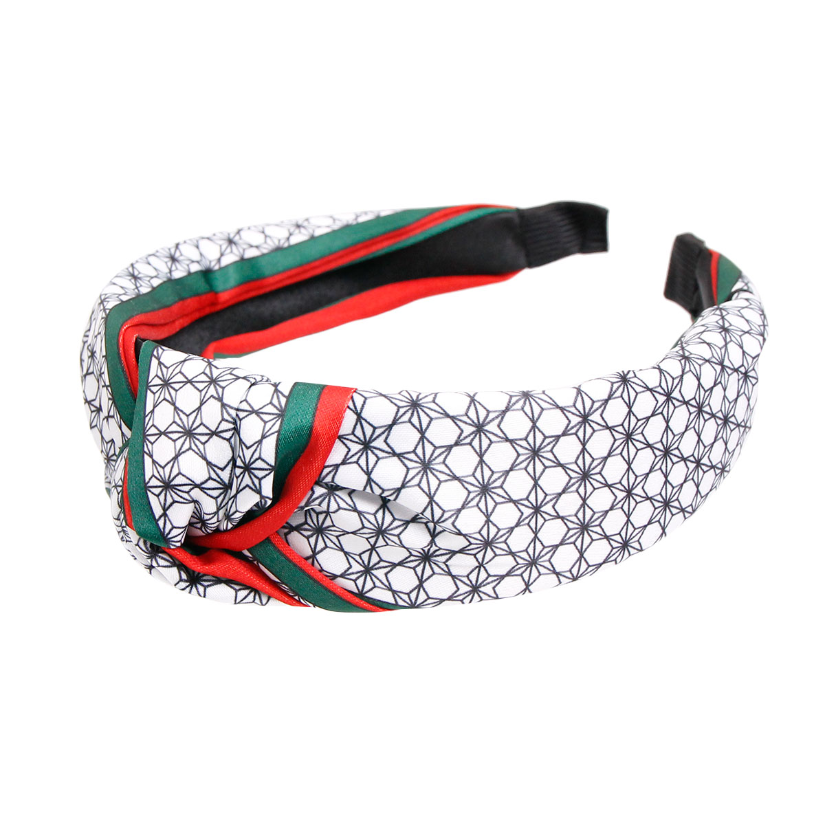 Black and White Designer Star Knot Headband