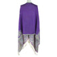 Pashmina Purple Boho Fringe Scarf for Women